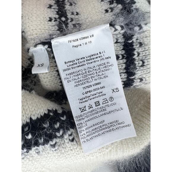 Bottega Veneta Striped Heavy Mariniere Mohair Sweater - Picture 11 of 11